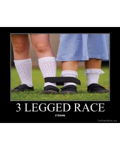 3 Legged Races (Set of 3) to hire from Yardparty